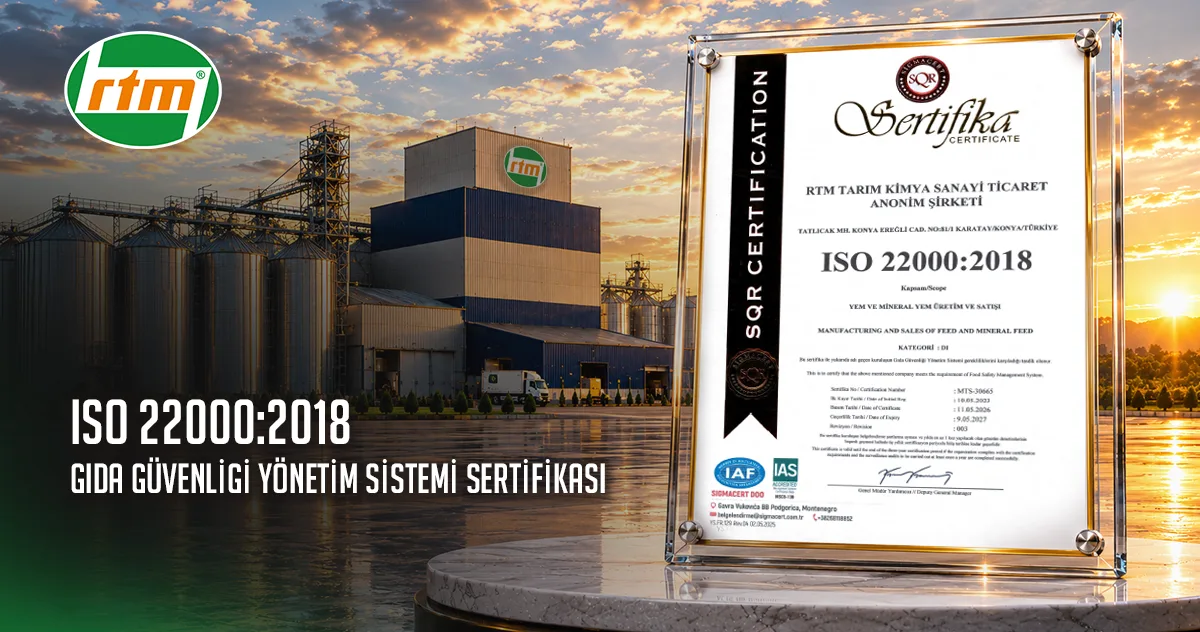 ISO 22000:2018 Gıda Güvenliği Yönetim Sertifikası